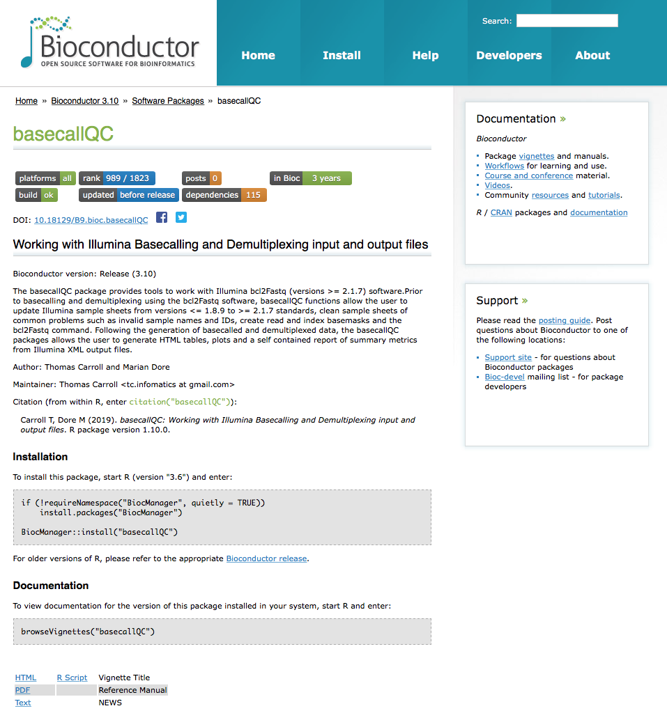 bioconductor package for r studio for mac